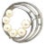 1990s Mikimoto Estate Akoya Pearl Brooch Pin Sterling Silver 7.40 mm For Sale