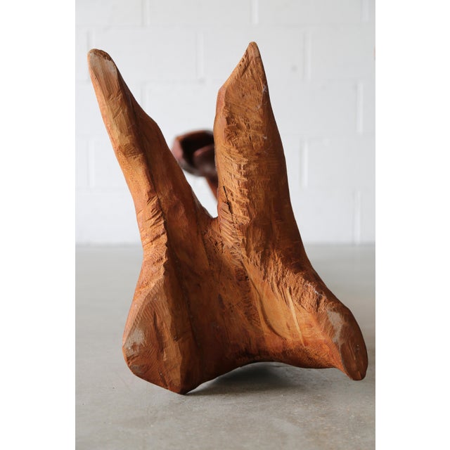 1960s Studio Craft Wilted Flower Fantastical Sculpture After Wendell Castle For Sale - Image 10 of 11