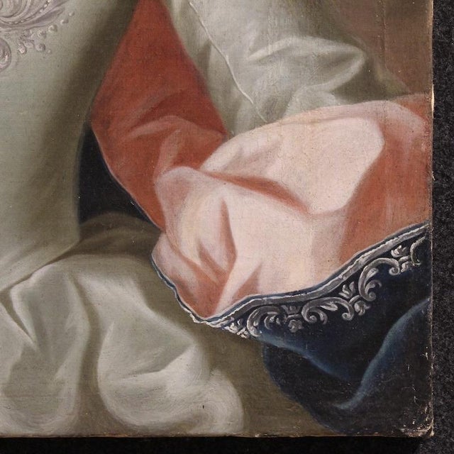 Austrian Artist, Portrait Composition, 1830, Oil Painting on Canvas For Sale - Image 7 of 15