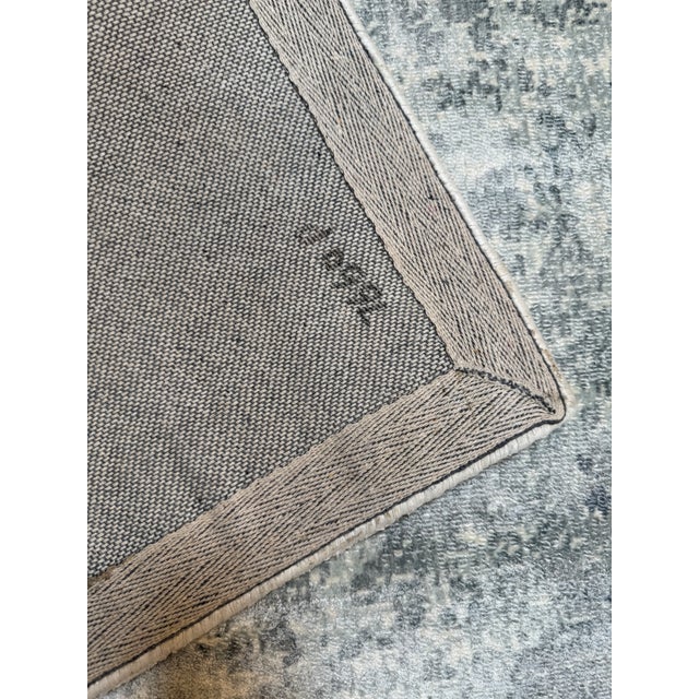 8ft11in × 11ft12in Global Views Meander Wool + Silk Area Rug | Chairish