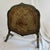 French Antique French Louis XV Style Painted Firescreen | Aubusson-Style Tapestry Panel | Sage Green Cabriole Legs | 37in For Sale - Image 3 of 18