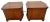 Black 1960s Lane Furniture Cabinets, Side Tables Set, Rustic Spanish Revival, Mediterranean, 2 Pieces For Sale - Image 8 of 12