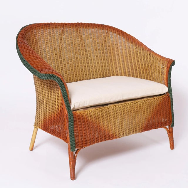 Lloyd Loom Art Deco Six Piece Child's Suite of Furniture