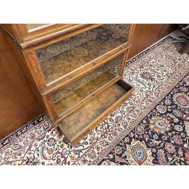 Antique English Bookcase from Globe Wernicke For Sale - Image 12 of 13