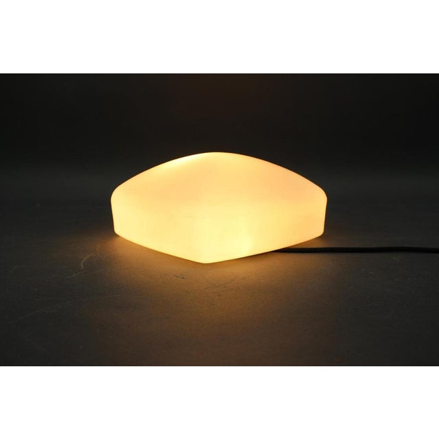 Mid-Century Czechoslovak Milk Glass Ceiling Light, 1960s For Sale - Image 9 of 10