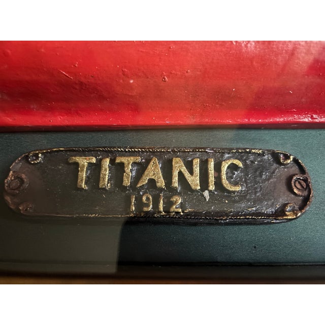 Black Commemorative RMS Titanic Diorama For Sale - Image 8 of 17