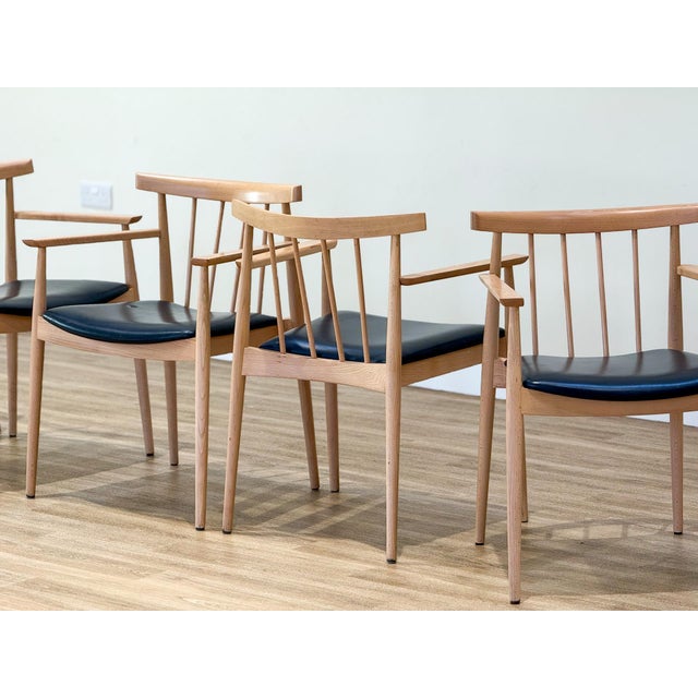 Modern Smile Side Chair by Lievore Altherr Molina for Andreu World, 2000s, Set of 6 For Sale - Image 3 of 11