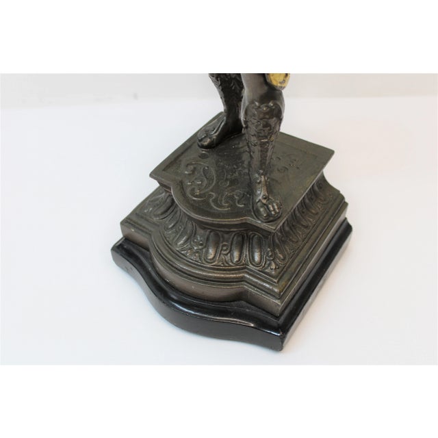 French Spelter Warrior Statues ( Bookends ) For Sale In San Francisco - Image 6 of 9