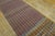 American 1950s Multicolor Stripe Vintage American Rag Rug Runner 3' X 33' Handknotted Wool Carpet For Sale - Image 3 of 6
