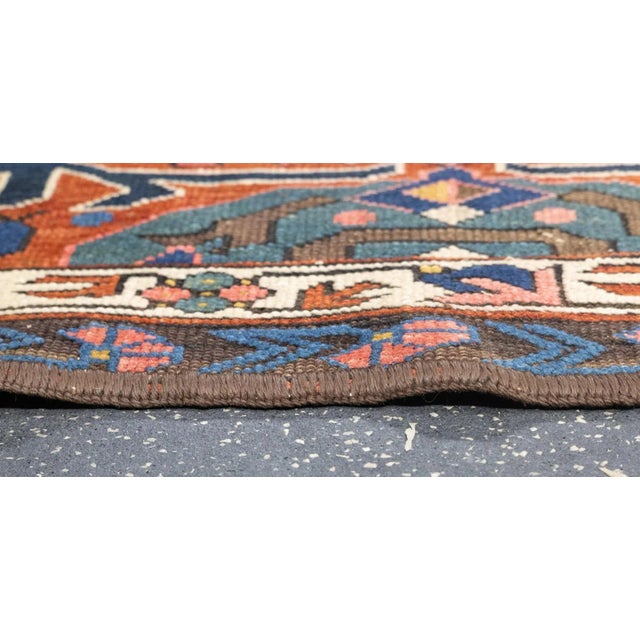 Antique Kuba Bijov Rug 3'10'' X 5'3'' For Sale In New York - Image 6 of 11