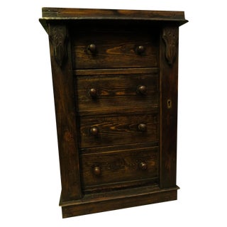 Miniature Apprentice Piece Wellington Chest, 1890s For Sale