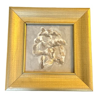 1950’s Original Abstract Expressionist Watercolor Painting For Sale