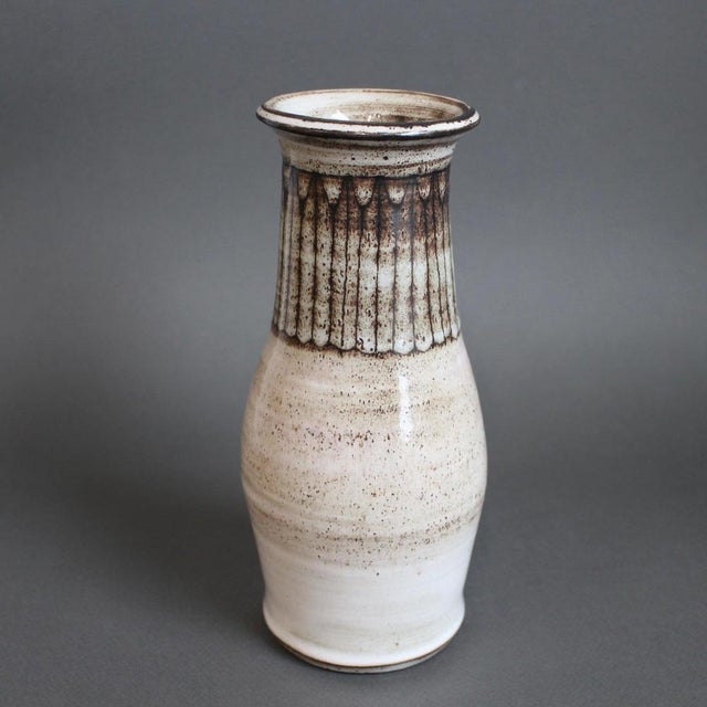 Mid-Century Modern French Ceramic Vase by Jacques Pouchain, 1960s For Sale - Image 3 of 17