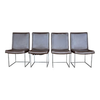 Set of 4 Milo Baughman for Thayer Coggin Dining Chairs For Sale