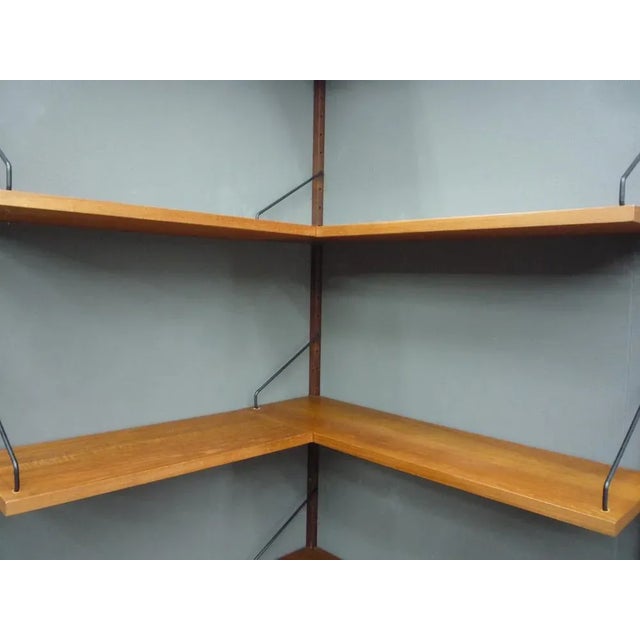 Teak Corner Shelf by Poul Cadovius for Cado, 1960s For Sale - Image 6 of 12