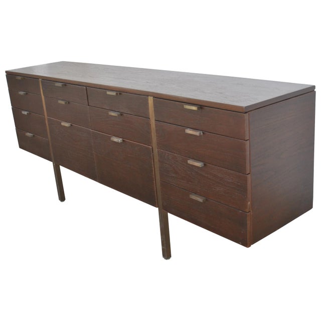 Late 20th Century Edward Wormley for Dunbar Executive Credenza For Sale - Image 12 of 12