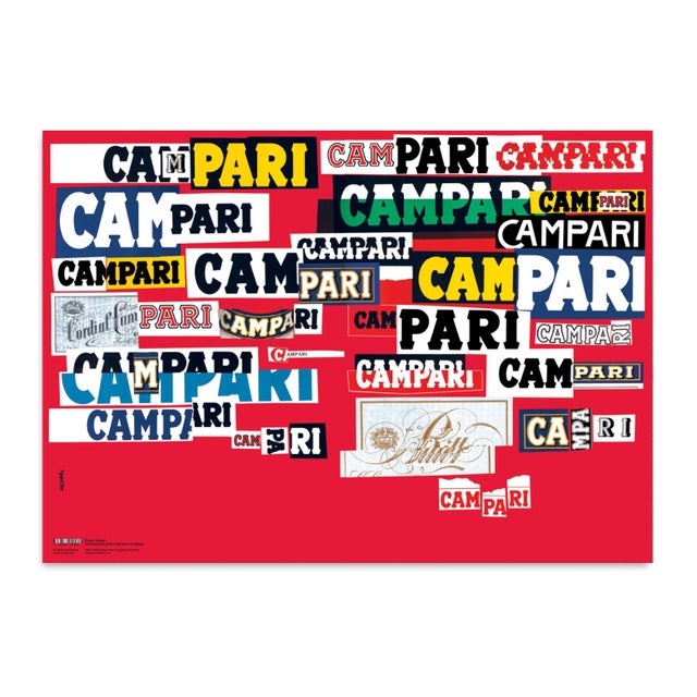 Bruno Munari Campari Poster Dimensions: 27,5 x 19,6 in / 70 x 50 cm Sold unframed