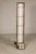 Metal Vintage Tall Japanese Shoji Style Floor Lamp with Rice Paper Panels For Sale - Image 7 of 16