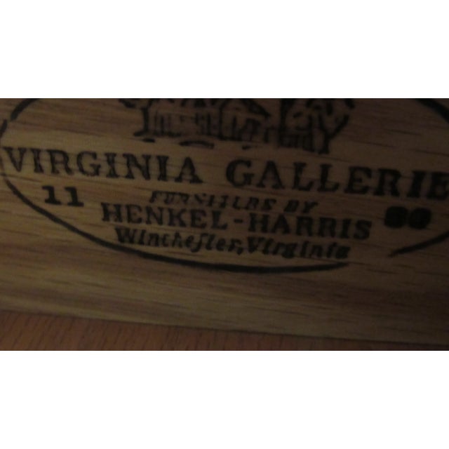 Late 20th Century John Hancock Henkel Harris Secretary Desk Mahogany Secret Compartment For Sale - Image 9 of 11