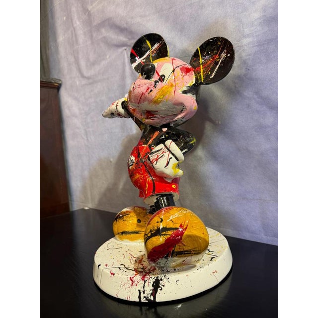 Silvio Formichetti, Mickey Mouse, 21st Century, Epoxy Resin For Sale - Image 4 of 17