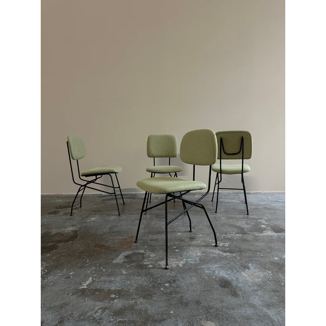 Cocorita Chairs by Gastone Rinaldi for Velca Legnano, 1950, Set of 4 For Sale - Image 4 of 10