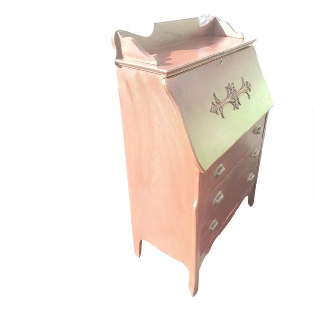 American 1930s Oak Larkin Soap Secretary Desk For Sale - Image 3 of 11