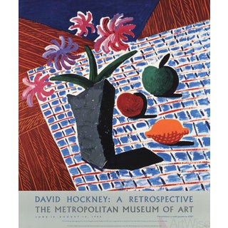 David Hockney Still Life With Flowers 1988 Poster For Sale