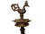 Large Antique Indian Brass Diya Samai Pooja Temple Oil Lamp, 1920s For Sale - Image 9 of 18