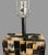 Late 20th Century Decorative Modern Calico Colors Bone Inlay Original Finial Table Lamp For Sale - Image 9 of 11