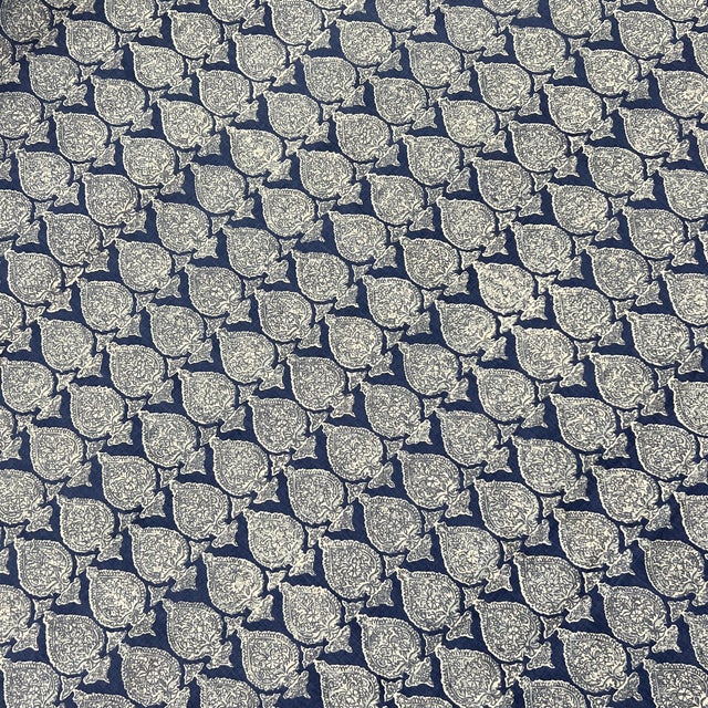 Designer Raoul Textiles Hand Printed Linen Fabric 4 Yards Chairish