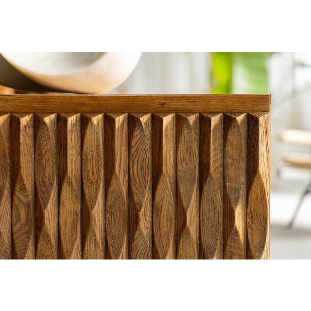 Niagara Sideboard in Oak by Maison Aurora, Belgium, 1975 For Sale - Image 9 of 18