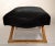 Donghia 1990 Donghia Versailles Black Mohair Blonde Wood Stool Bench Ottoman John Hutton For Sale - Image 4 of 12