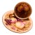 Antique American Beauty ‘Demitasse’ Small Teacup & Saucer Set For Sale