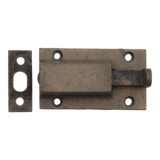 Vintage Cast Iron Surface Door Bolt Lock For Sale