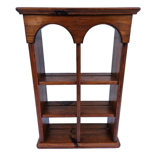 Late 20th Century Ethan Allen Pine Shelf Etagere For Sale