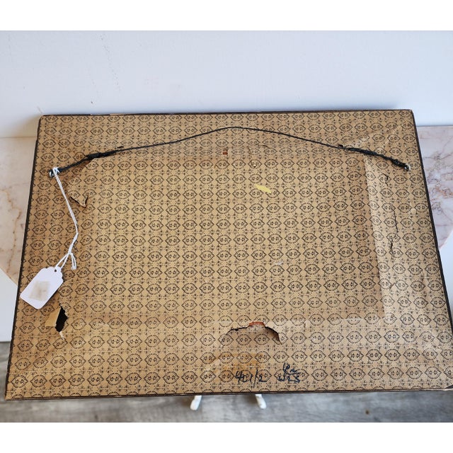 Antique Rustic Pastoral Oil Paintings - A Pair For Sale - Image 13 of 14