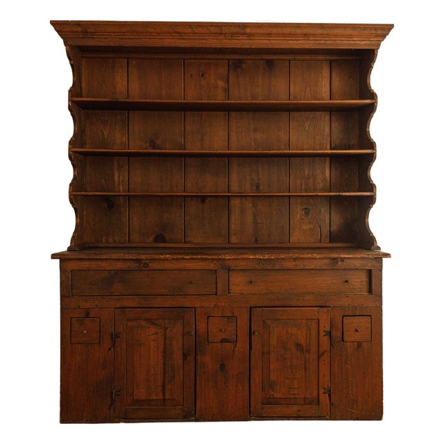 Vintage Early American Hutch For Sale