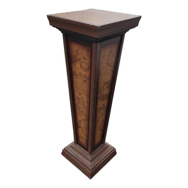 Louis XVI Style Wooden Pedestal For Sale