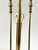 1980s Set of Federal Style Solid Brass Fireplace Piece Tools For Sale - Image 10 of 14