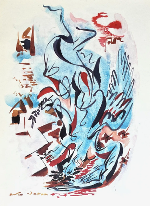 1970 Andre Masson Print Aurelia 2