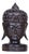 Vintage Asian Sculpture in Lacquered Wood, 1920s For Sale