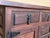 19th Spanish Baroque Carved Walnut Narrow Two Drawer Credenza or Buffet For Sale - Image 12 of 18
