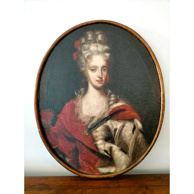 Paintings from the 1600s portraits of French nobles Six 17th century paintings Measurement: 47 x 37 cm French artist These...