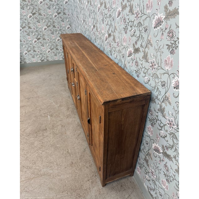 Oak Sideboard with Icebox, 1900s For Sale - Image 14 of 18