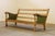 Low Back Three-Seater Sofa in Oak by Henning Kjærnulf, 1960s For Sale - Image 12 of 14