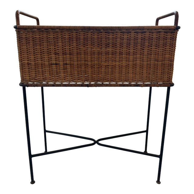 Mathieu Mategot Style Plant Stand For Sale