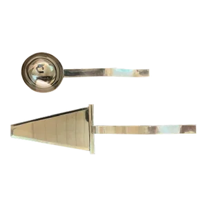 1980s Reed Barton / Swid Powell / Ettore Sottsass Dessert Serving Set- 2 Pieces
