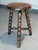 Mid-Century Modern French Tripod Stool in Wood by Charles Dudouyt, 1940s For Sale - Image 12 of 18