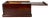 19th Century Early American Walnut Dovetail Slide Lid Candle Box For Sale