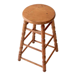 Antique Primitive Wooden Stool